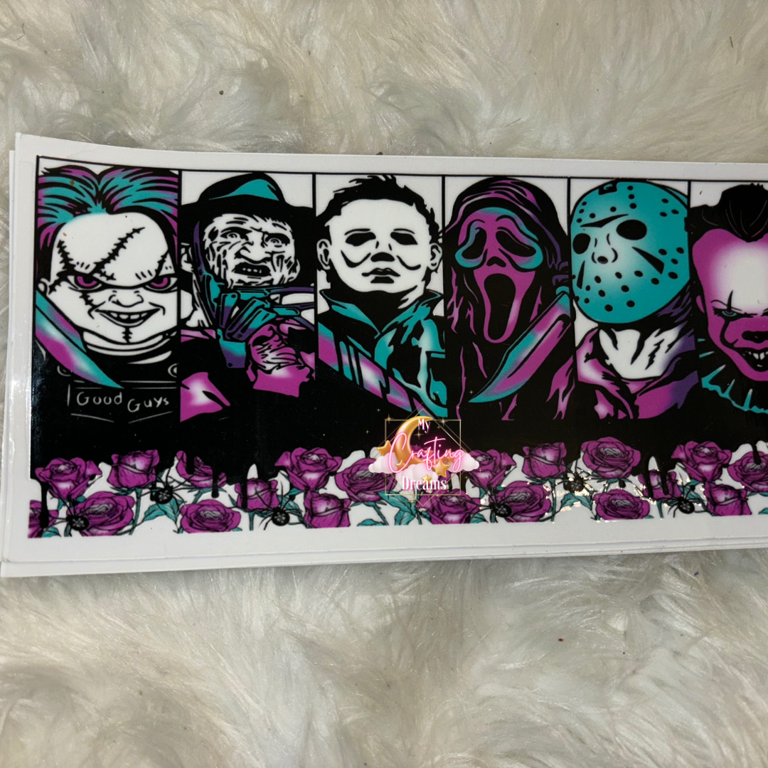 Halloween Theme UV DTF Transfers