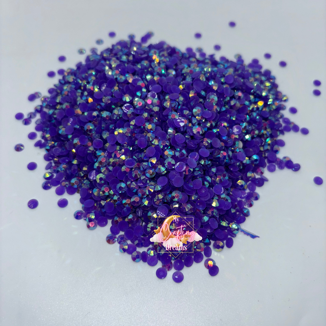 Purple Haze (Purple Jelly Resin Rhinestones)