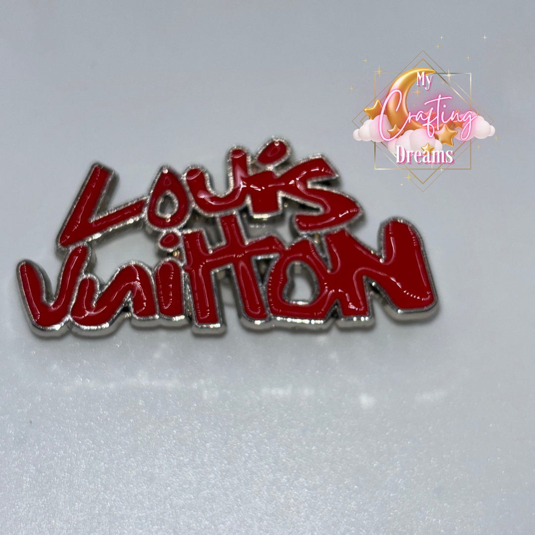 LV Inspired Metal Charms (please leave flat or croc back in customs notes)