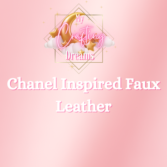 Chanel Inspired Faux Leather Sheets