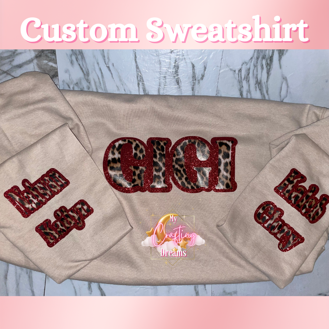 Custom Sweatshirts & Hoodies (PLEASE READ THE DESCRIPTION BEFORE ORDERING)