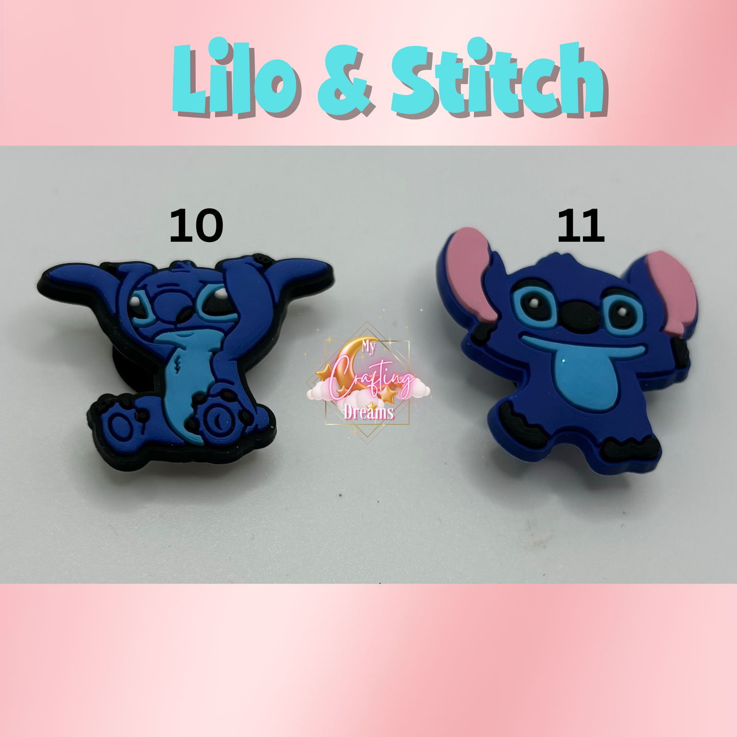 Lilo & Stich Rubber Croc Charms