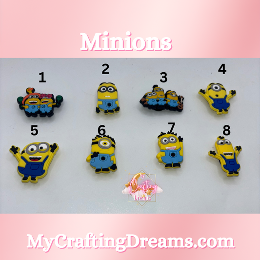 Minions Rubber Croc Charms