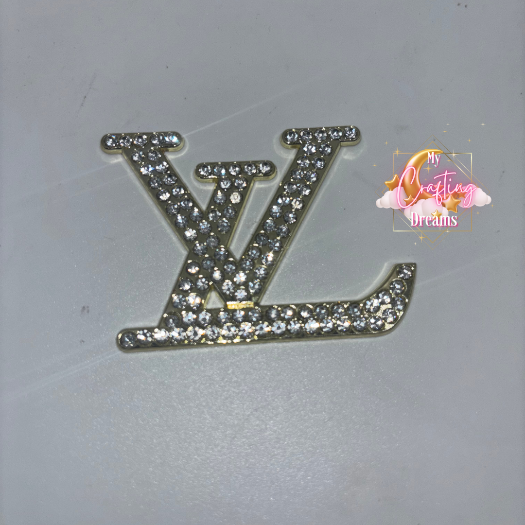 LV Inspired Metal Charms (please leave flat or croc back in customs notes)