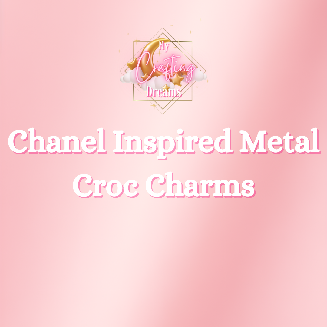 Chanel Inspired Metal Charms (please leave flat or croc back in customs notes)