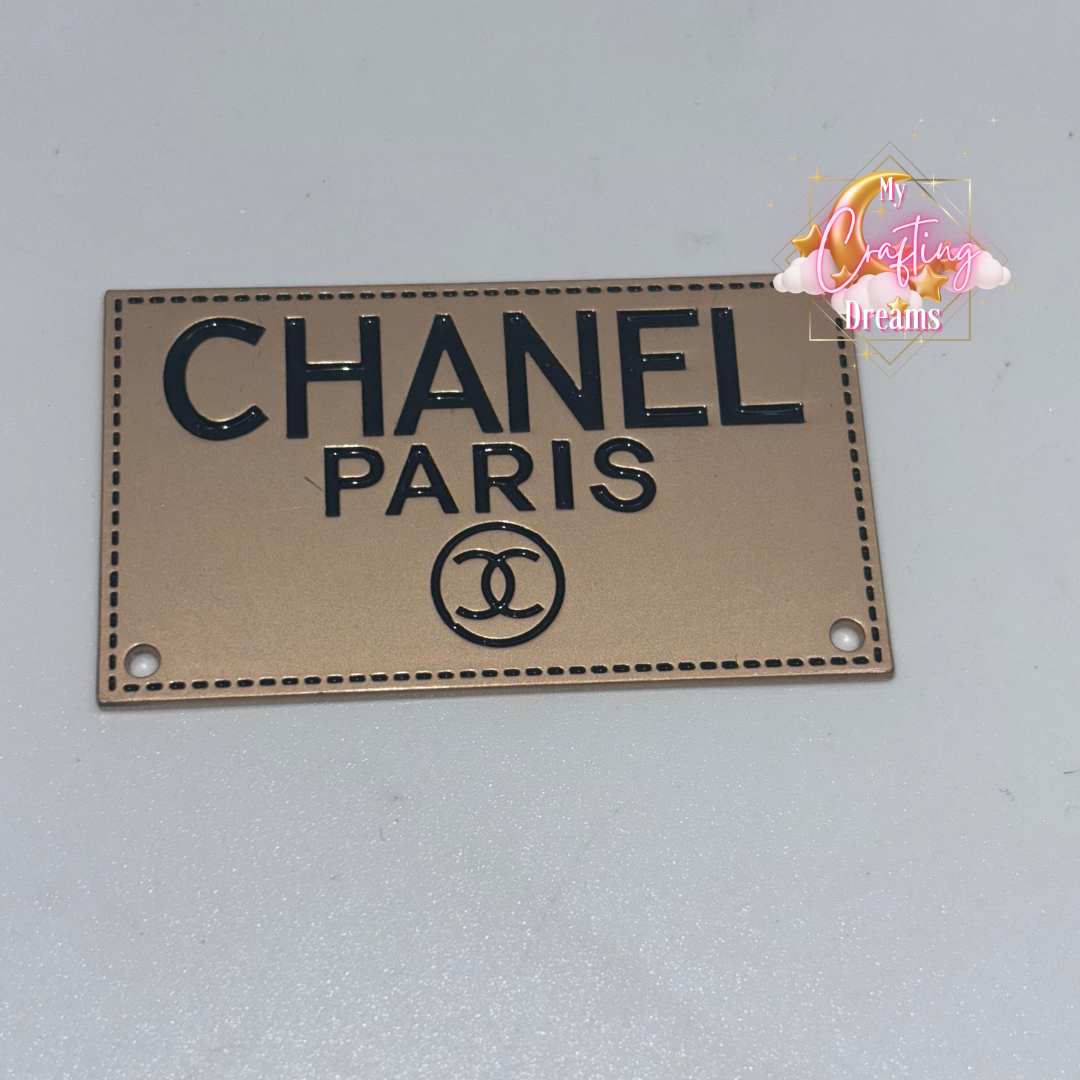 Chanel Inspired Metal Charms (please leave flat or croc back in customs notes)