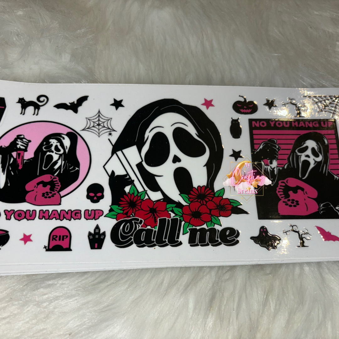 Halloween Theme UV DTF Transfers