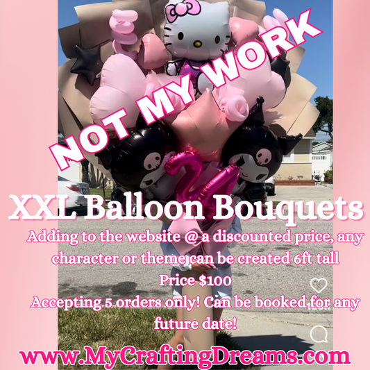 XXL Balloon Bouquet ***PLEASE READ THE DESCRIPTION BEFORE PURCHASING***