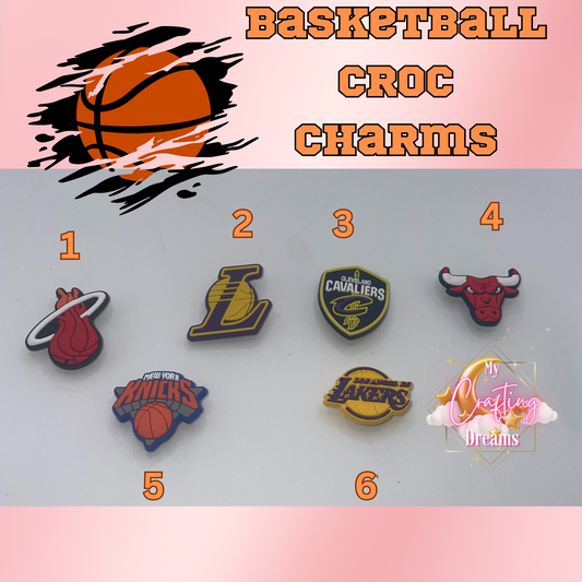 NBA Rubber Croc Charms