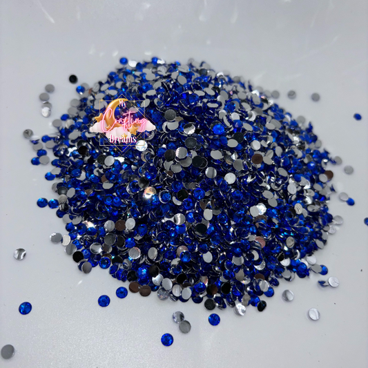 Sapphire (Blue Resin Rhinestones)