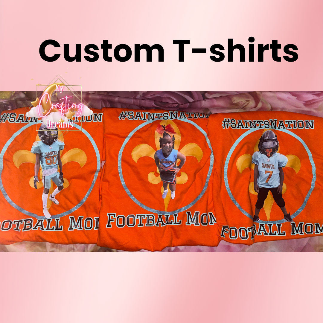 Custom T-shirts (please make sure to read the description before ordering)