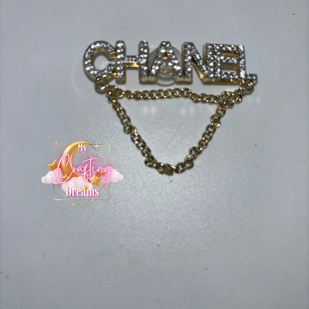 Chanel Inspired Metal Charms (please leave flat or croc back in customs notes)