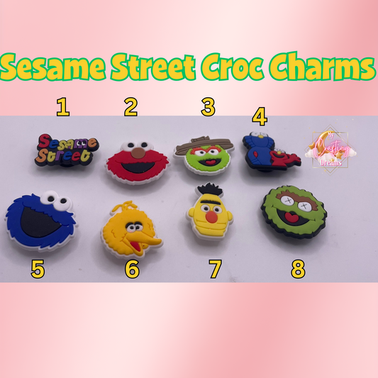 Sesame Street Croc Charms