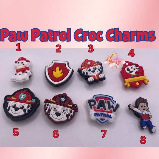 Paw Patrol Croc Charms