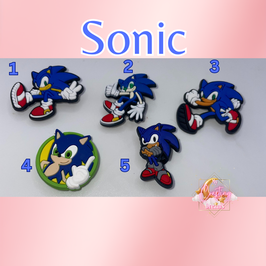 Sonic Rubber Croc Charms