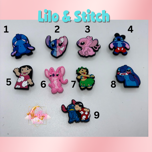 Lilo & Stich Rubber Croc Charms