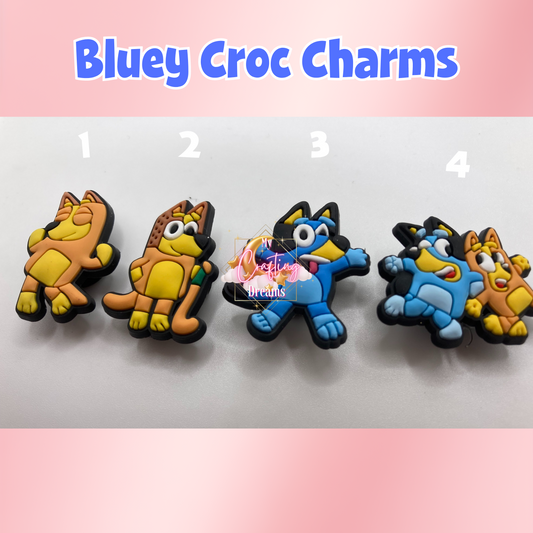 Bluey Rubber Croc Charms