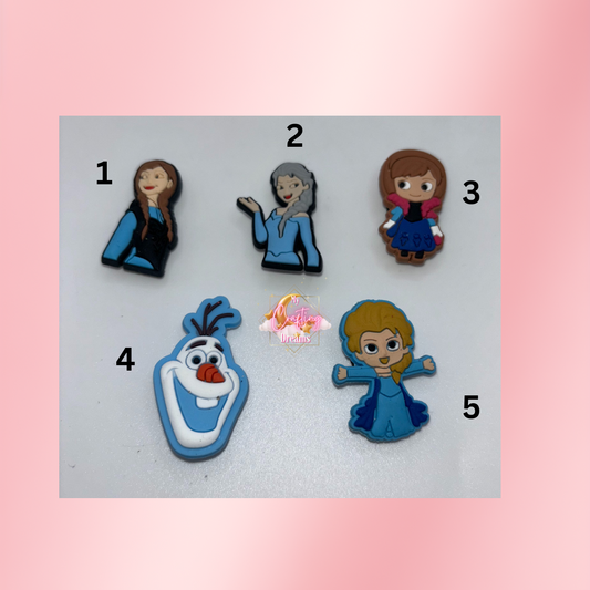 Frozen Rubber Croc charms