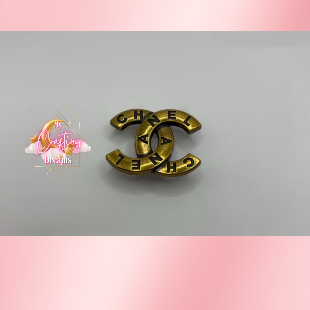 Chanel Inspired Metal Charms (please leave flat or croc back in customs notes)