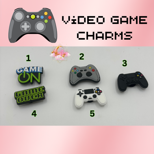 Video Game Controller Rubber Croc charms