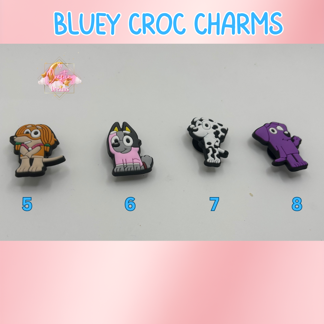 Bluey Rubber Croc Charms