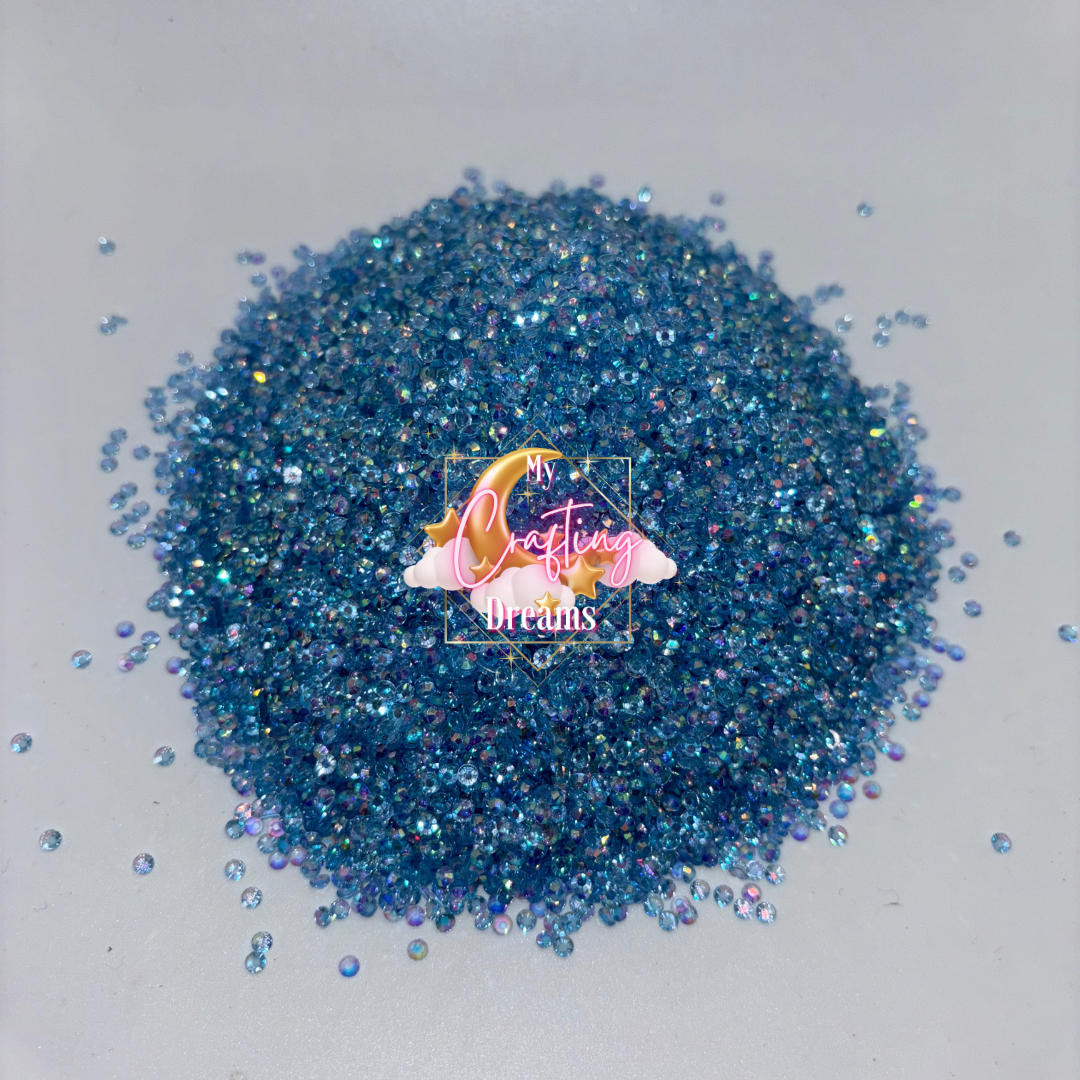 Cinderella (Light Blue Transparent Resin Rhinestones)