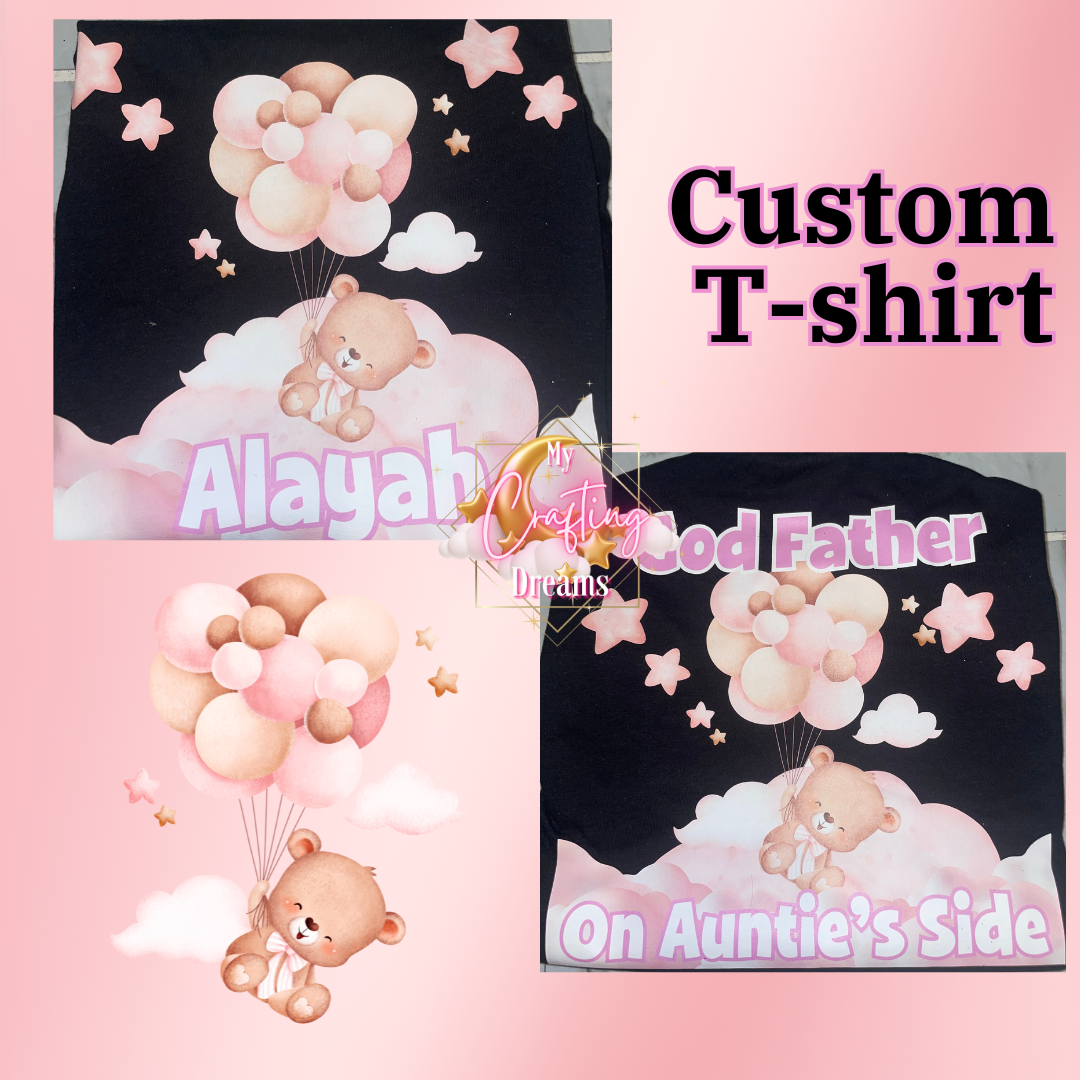 Custom T-shirts (please make sure to read the description before ordering)